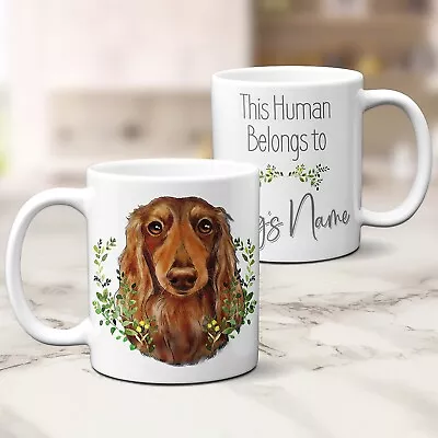 Personalised Dachshund Dog Mug Tea Coffee Cup Cute Custom Pet Decor Gift NDM19 • £12.95