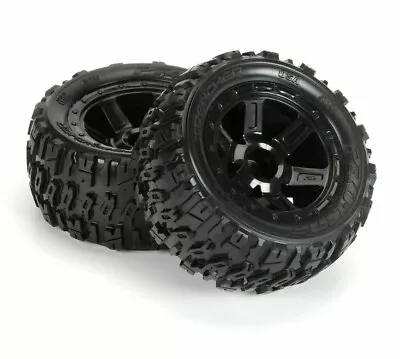 Trencher 2.2 Tires Mounted  Fits: Traxxas 1/16 Vehicles Pro-Line PRO119411 • $31.99