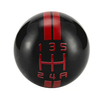 Black Red Gear Shift Knob 5 Speed Fits Fitsd Mustang Cobra Manual Shifter Ball • $18.99