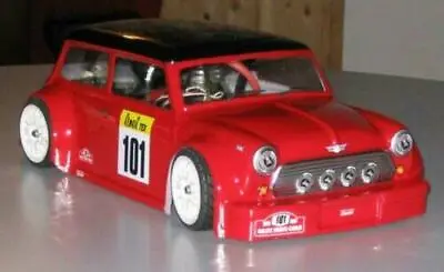 0059 - Bodywork Body RC Scale 1/10 Mini Cooper- Rally Touring • $43.11