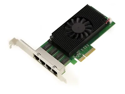 Pcie 2.5G X4 Lan Gigabit Ethernet 4 Quad RJ45 - Chipset Intel I225 - Nic 1G 2.5G • £98.62