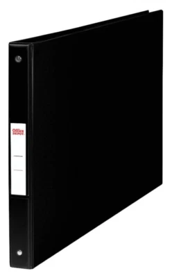 Office Depot Ring Binder PVC A3 Landscape 4 Ring 25 Mm Black • £14.99