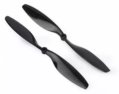 2 Pairs 1045 Carbon Fiber Airplane Propeller CW CCW For F450 F550 Quadcopter • £12.19