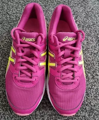 Asics Gel-Galaxy 8 Running Gym Shoes Trainers C520N Fuchsia Uk Size 3 • £19.99