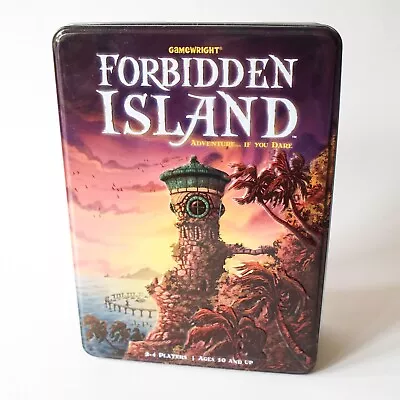 FORBIDDEN ISLAND Adventure Board Game 2-4pp Complete In Tin - Gamewright • £12