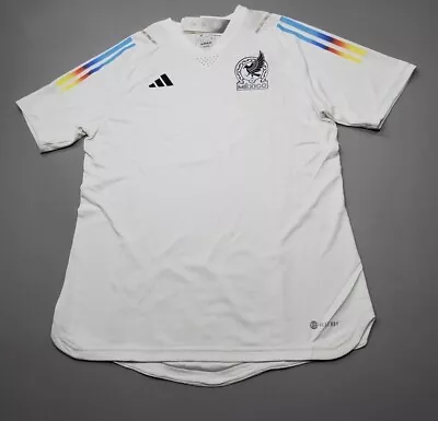 Large Slim FitNew Adidas Mexico Tiro 23 Game Day Pre-Match Jersey (IC4451) Men’s • $42.50