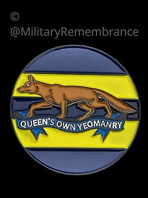 Queens Own Yeomanry Colours Lapel Pin (C43) • £6.50