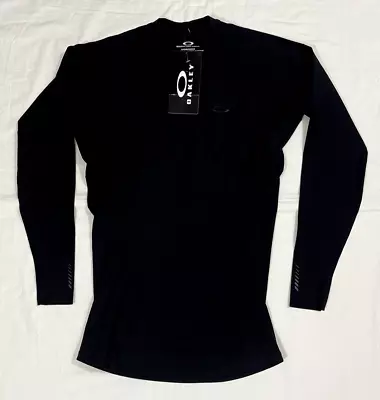 NWT Oakley Mens Compression Long Sleeve Shirt Black XL $70 • $39.77