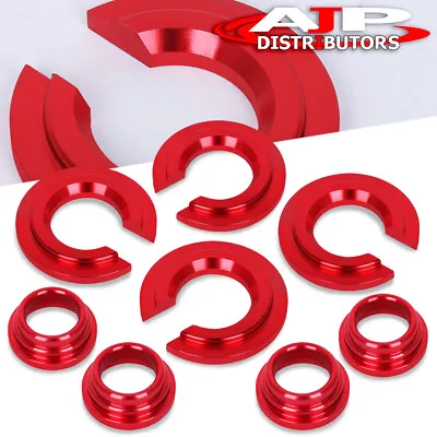 Red Rear JDM Solid Subframe Bushings Collars For 1989-1998 Nissan 240SX / 300ZX • $39.99