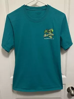 Margaritaville Hollywood Beach Florida Teal Shirt Small It’s 5 O’Clock Somewhere • $19.99