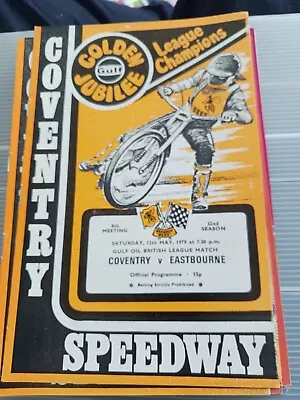 Coventry Bees V Eastbourne 12/5/79 Good Condition No Writing Or Rust  • £0.60