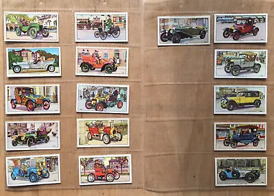 Veteran Motor Cars 1962 Kelloggs Co Complete Set Of 16 Cards In Pages • £2