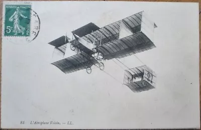 French Aviation 1913 Postcard Aeroplane Voisin Biplane Biplan Airplane • $12.99