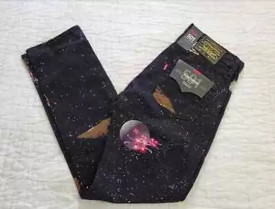New Men's Levi's X Star Wars 501 Slim Taper Jeans Galaxy Print • $169.99