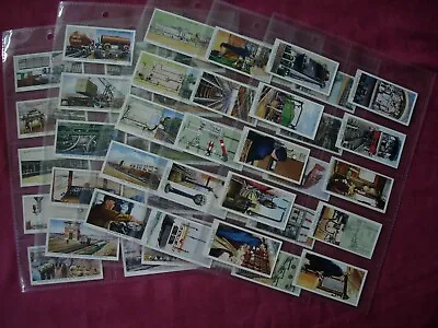 Railway Equipment 1938 W.D.& H.O. Wills Cigarette Cards X50 Set Sleeved VGC • £2.99