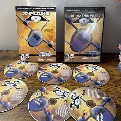 X-Plane 9 - 2008 PC Flight Simulator Game - 6 Discs • $15
