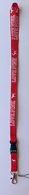 USA Victoria's Secret Love Pink Lanyard Keychain FAST SHIPPING In The US • $3.50