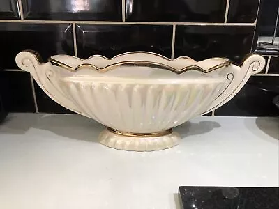 Sadler Art Deco  Lustre Magestic Gondula  Vase. 16” X 6”. X 4”. • £18