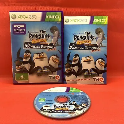 Kinect Penguins Of Madagascar Dr Blowhole Returns Again Xbox 360 PAL • $19.95