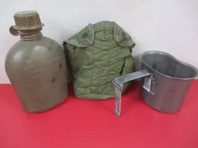 Vietnam US Army M1967 Plastic Canteen Cup & Nylon Cover  Dtd 1968 & 1969 - XLNT • $56.99