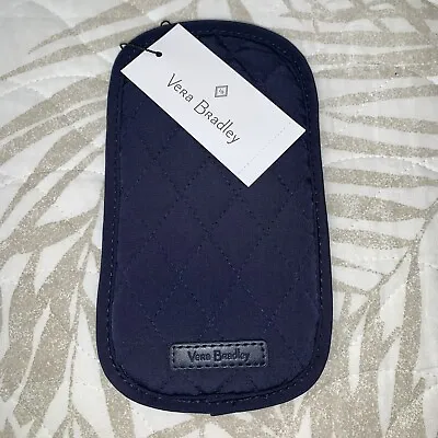 Vera Bradley ~ Classic Navy  ~ Soft ~ Double ~ Eyeglasses Case ~ NWT • $18.99