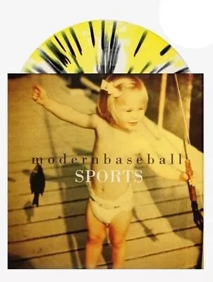 Modern Baseball Sports LP LIMITED Newbury Comics YELLOW BLACK SPLATTER VINYL Emo • $46.99