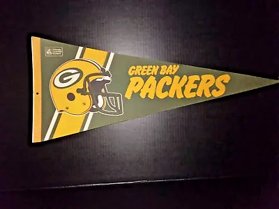 GREENBAY PACKERS Full Sized 12X30 Football TEAM Pennant *FREE SHIPPING* • $17