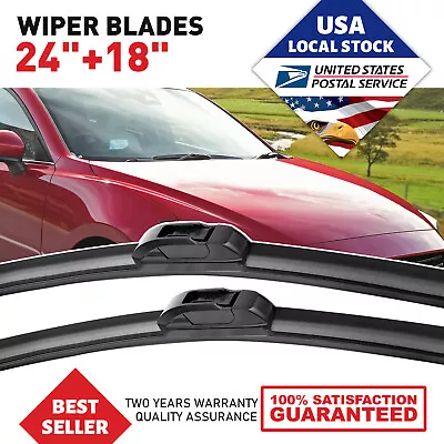For Mazda 6 2009-2017 FRONT 24 &18  WINDSHIELD WIPER BLADE SET OEM • $12.99