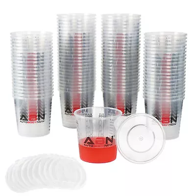 ABN Automotive Paint Mixing Cups - 100 Pack 20oz Plastic Measuring Mixing Cups • $37.99
