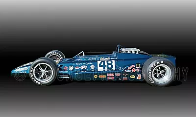 Gurney AAR Eagle Indy Race Car Photo CA1998 • $30