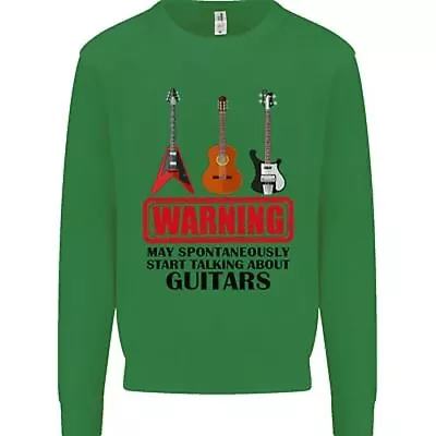 May Start Talking About Guitars Guitarist Mens Sweatshirt Jumper • $26.13