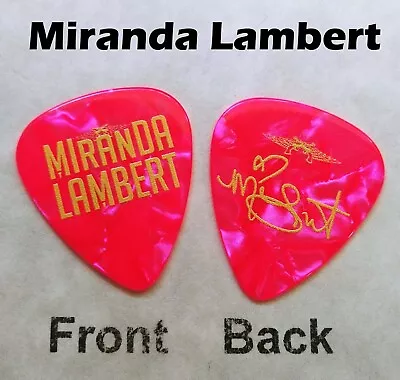 MIRANDA LAMBERT Country Music Novelty Signature Guitar Pick (-K15) • $6.79