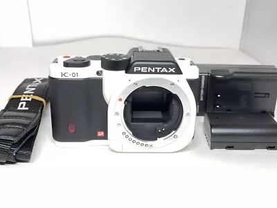 N.MINT PENTAX K－01 K-01 White×Black With Lens Works Without Problems From Japan • $601.70