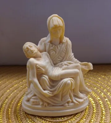 Vintage G Ruggeri Sculpture Bianchi Mary And Jesus Figurine Christian Statue • $39.99