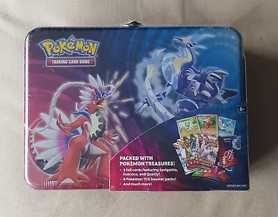 Pokemon Back To School Collectors Chest Tin Fall 2023 - 6 Booster Packs • £24.95