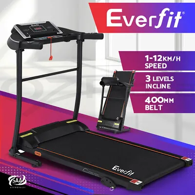 $415.95 • Buy Everfit Treadmill Electric Incline Gym Exercise Machine Fitness Home 400mm