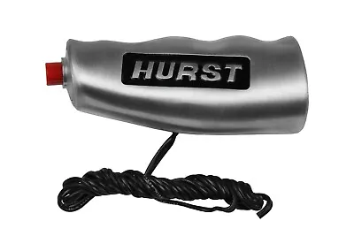 Hurst Brushed Aluminum Universal T- Handle - Brushed With 12V Switch - 1530010 • $102.95