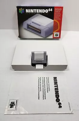 Memory Pak (Nintendo 64 N64 1996) CIB Complete In Box  • $39.99