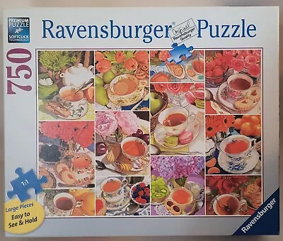 Ravensburger 750 Piece Puzzle / Teatime ~ Large Pieces 31.5  × 23.5  • $17.95