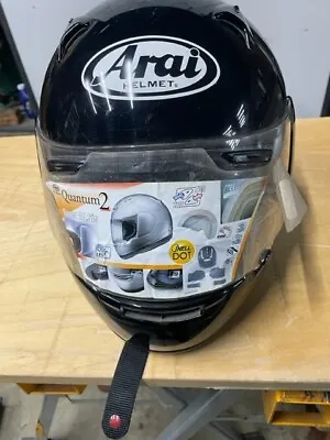 Arai Quantum 2 Motorcycle Full Face Helmet Size Large Made In Japan Black L • $250