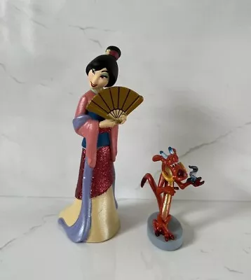 Disney Store Mulan Figure Figurine Toy Cake Topper NEW • £8.95