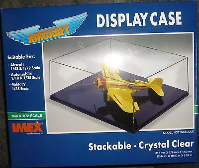 IMEX Airplane Case Clear Base #IMX2504~NEW In BOX • $29.99