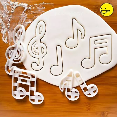 Treble Clef & Musical Notes Cookie Cutters Music Birthday Baby Shower Musician • $27.61