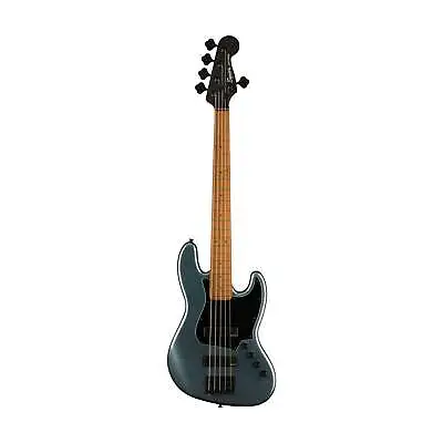 Squier Contemporary Active Jazz Bass HH V Bass Guitar Gunmetal Metallic • $977.90