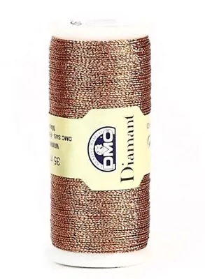 DMC Diamant Metallic Embroidery Thread 35m Spool D301 • £3.50