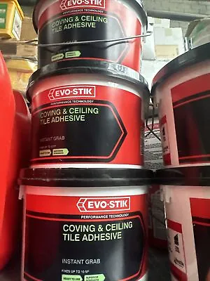 2 X Evo-Stik Ceiling & Cove Tile Adhesive 2.5L • £49.99