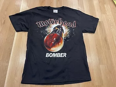 MOTORHEAD BOMBER 2011 Vintage T-shirt Sz Medium M  Tour Metal Heavy Mens • $10