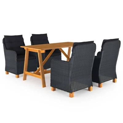 $1021.99 • Buy VidaXL Garden Dining Set Outdoor Furniture Setting Lounge Dining Set Patio
