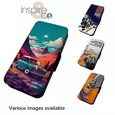 Race Poster - Printed Faux Leather Flip Phone Case For IPhone • £9.75