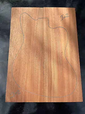 SIPO MAHOGANY / UTILE Two-piece Guitar Body Blank 560 X 400 X 46-47mm  JM2 • £69.50